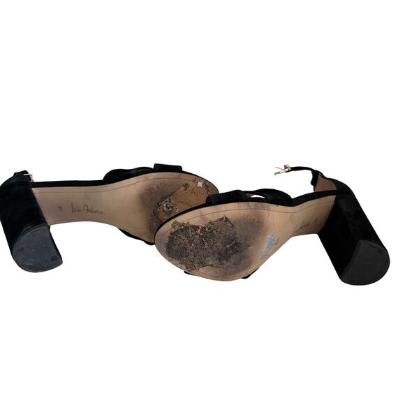 Sam Edelman Yancy Suede Block Heel Crossover Sandal Shoe 8.5 - Picture 8 of 9